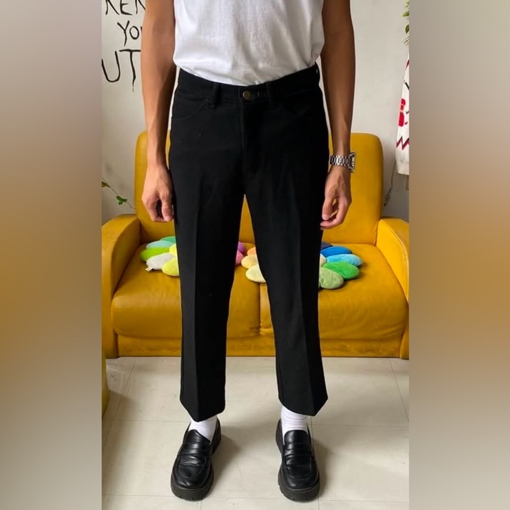 Ara Black Chinos Tailored Fit